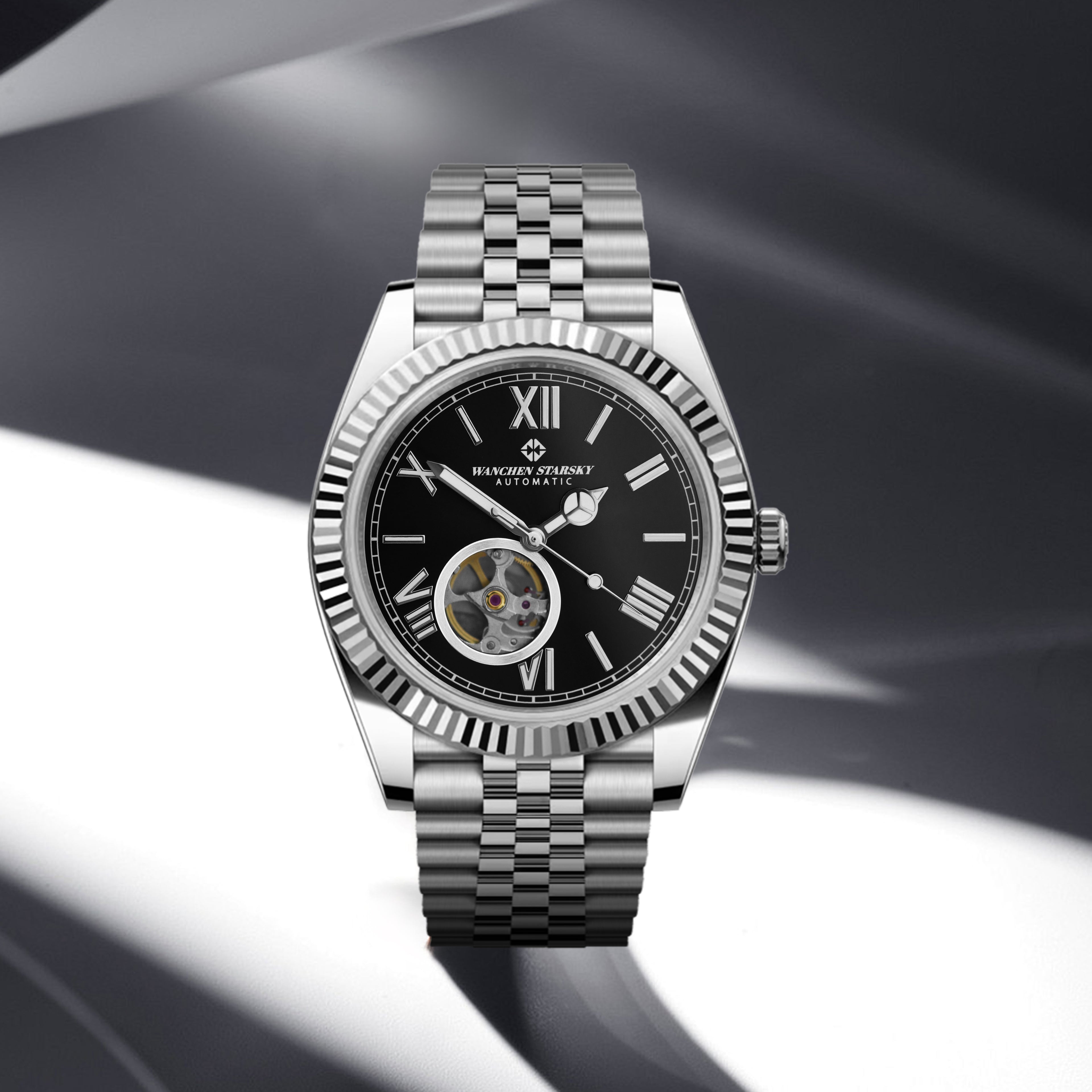 WANCHEN STARSKY Men's Fashion Watch007-9