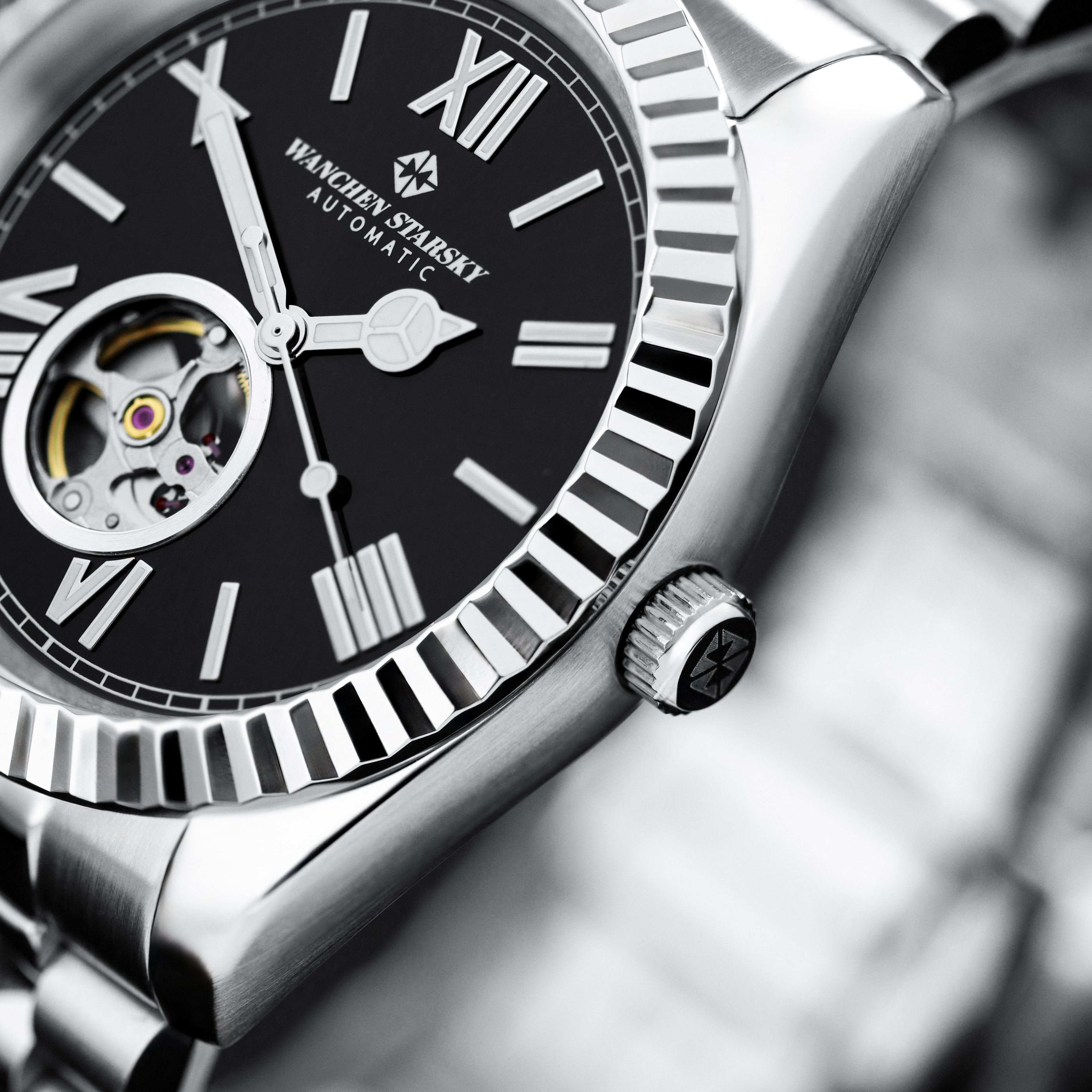 WANCHEN STARSKY Men's Fashion Watch007-9