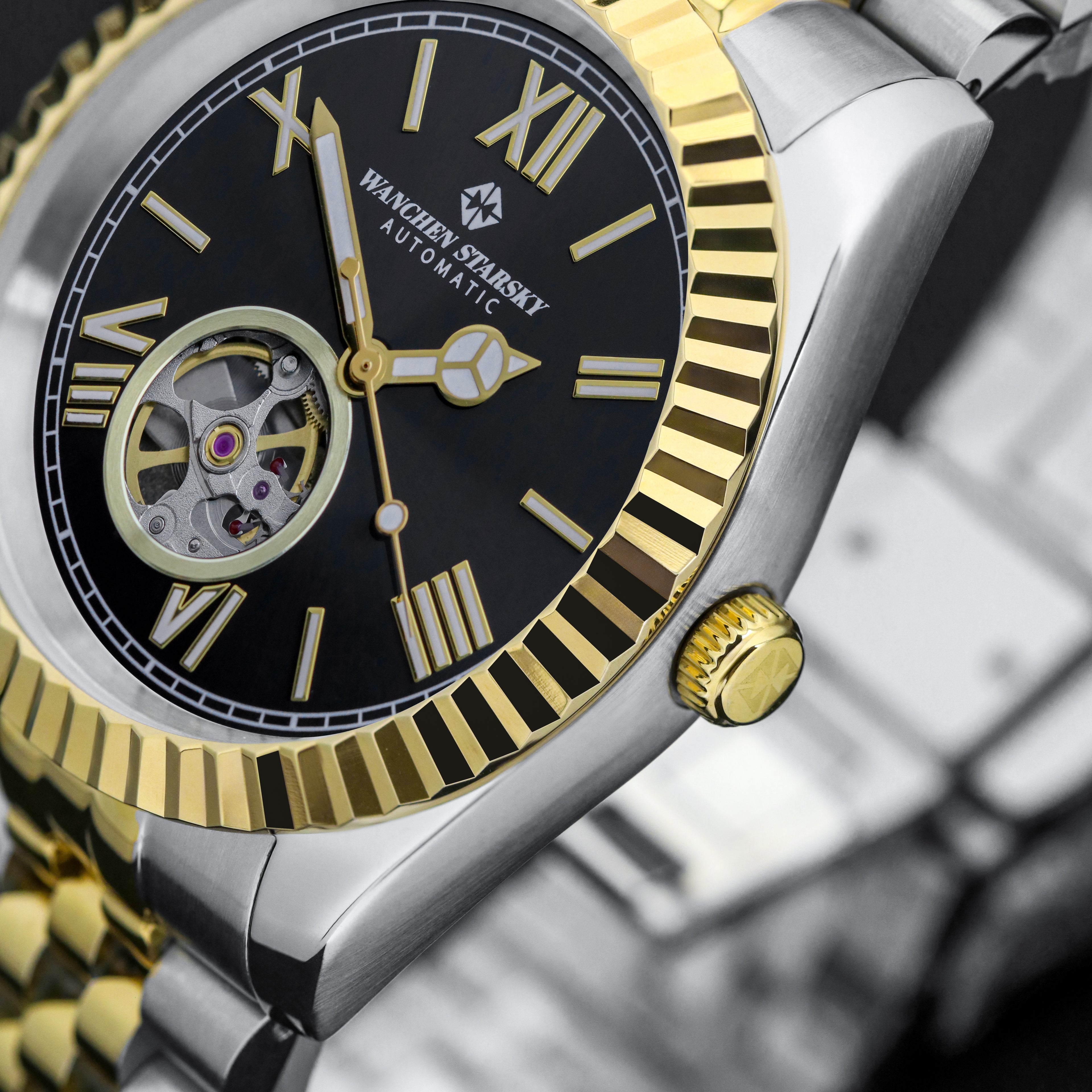 WANCHEN STARSKY Men's Fashion Watch007-9