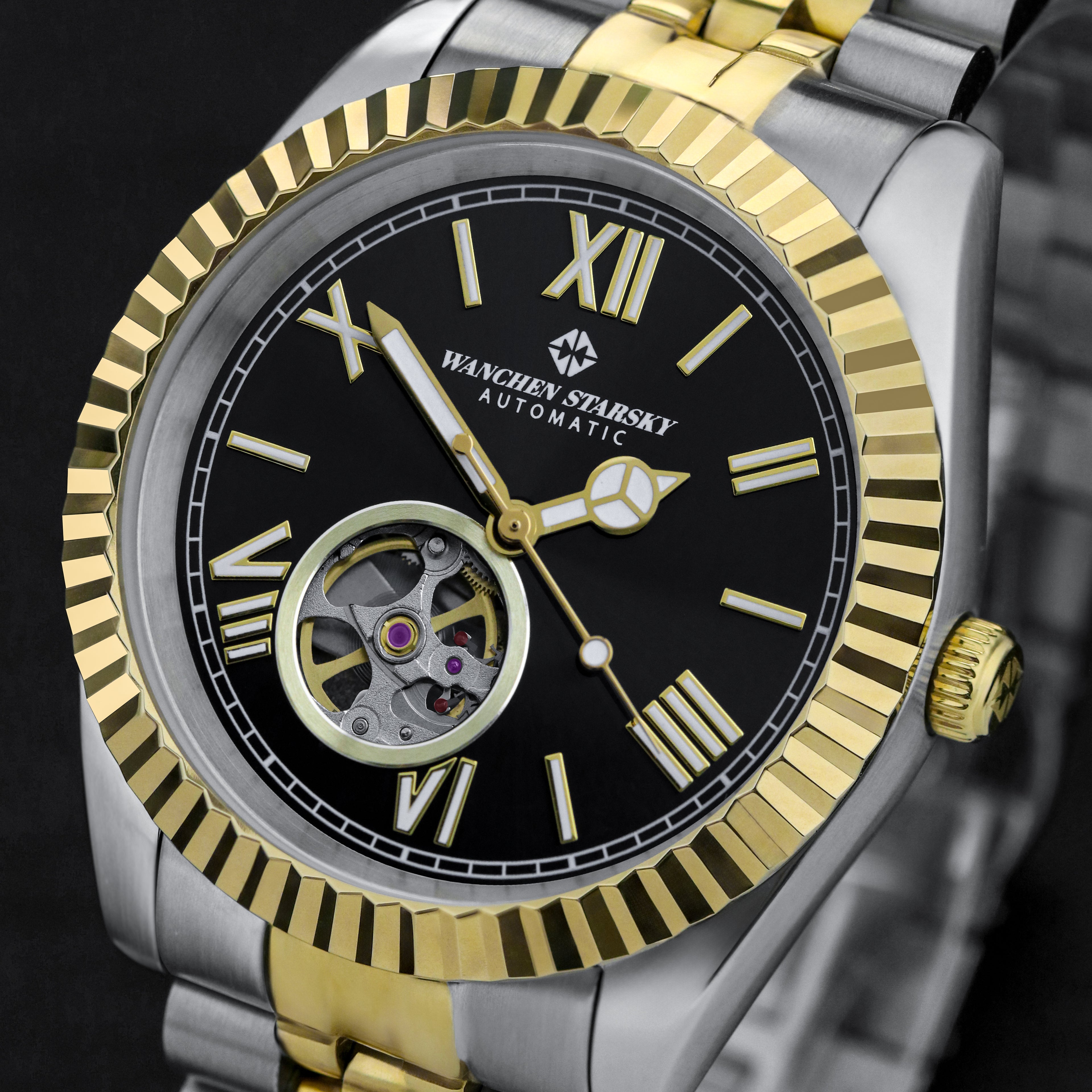 WANCHEN STARSKY Men's Fashion Watch007-9