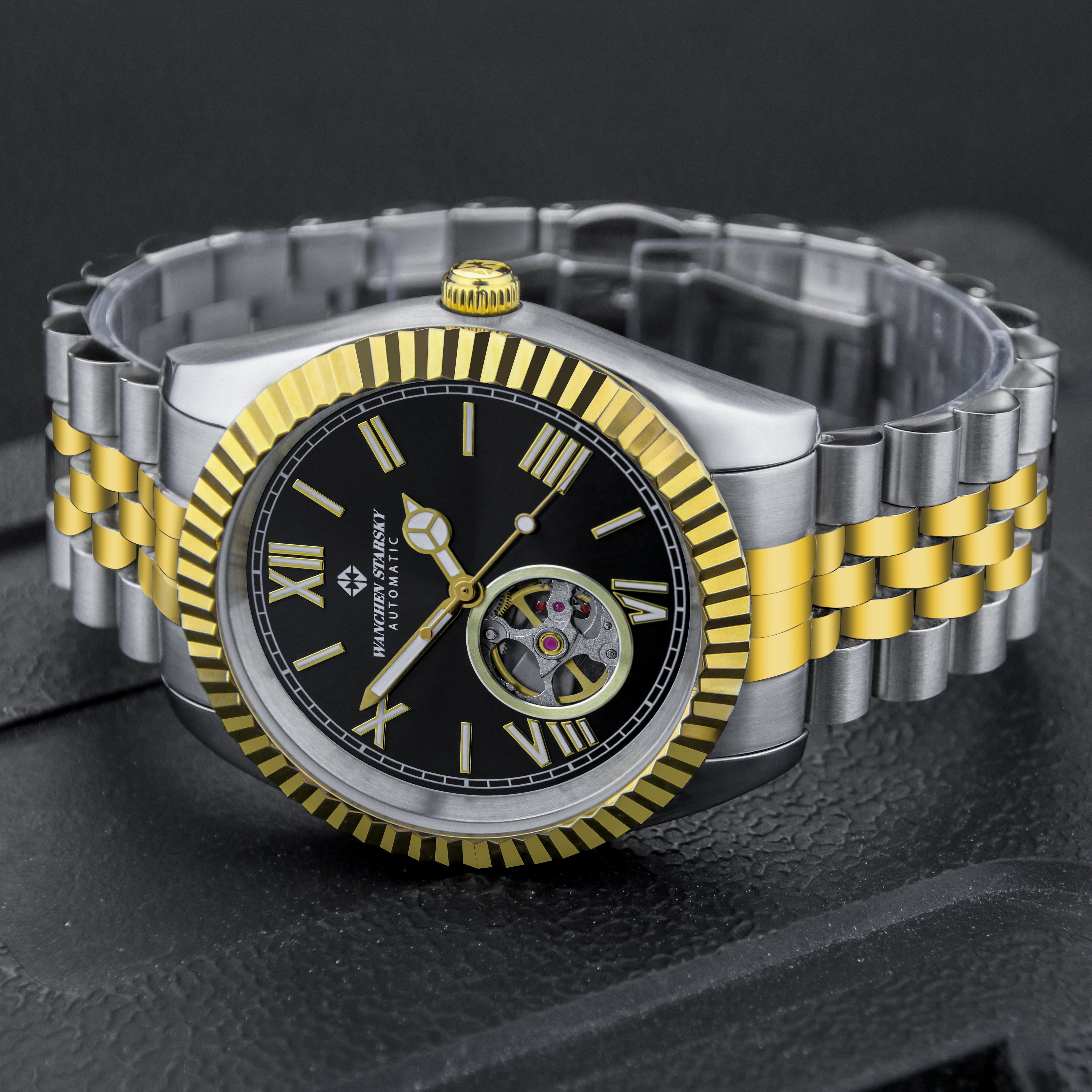 WANCHEN STARSKY Men's Fashion Watch007-9