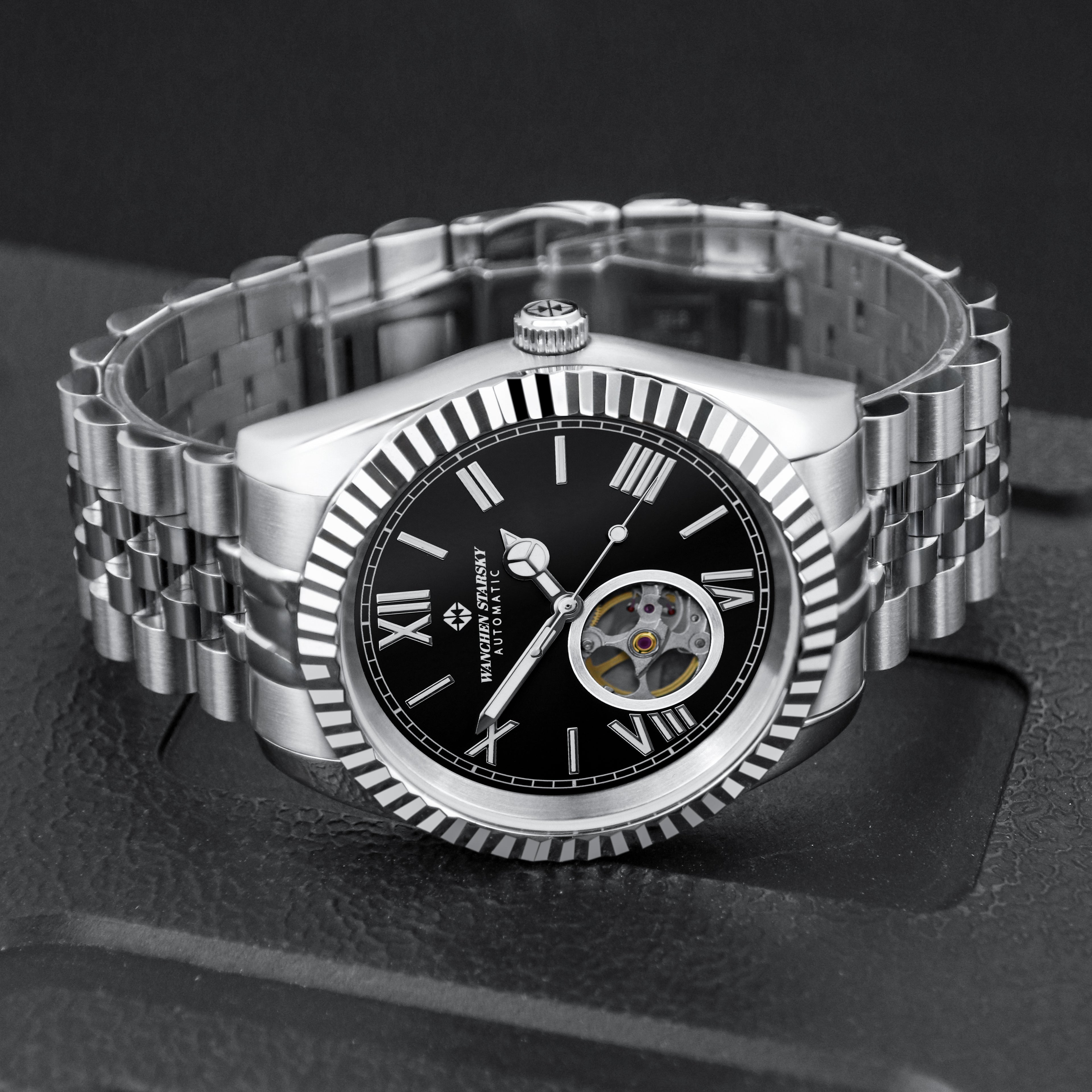 WANCHEN STARSKY Men's Fashion Watch007-9