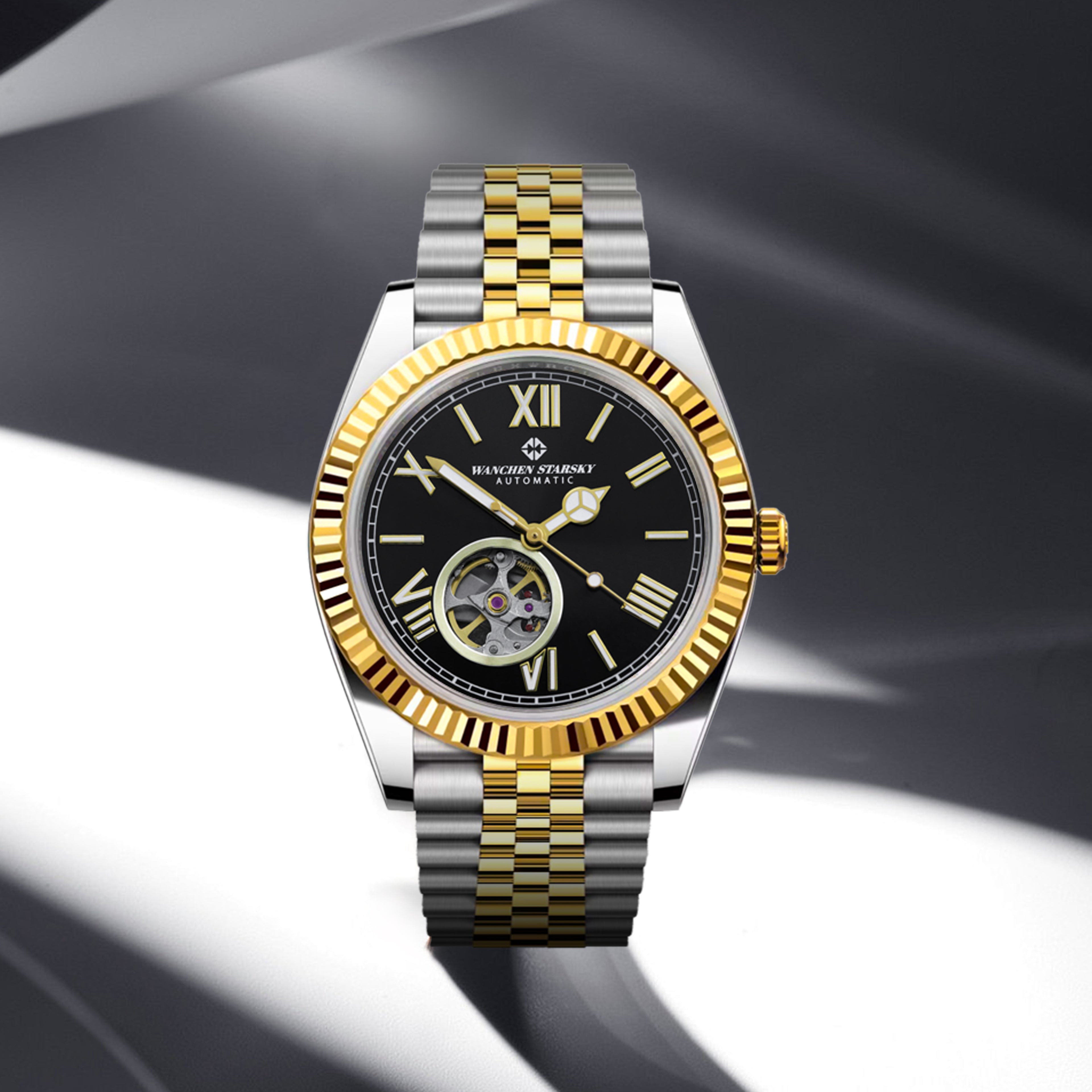 WANCHEN STARSKY Men's Fashion Watch007-9