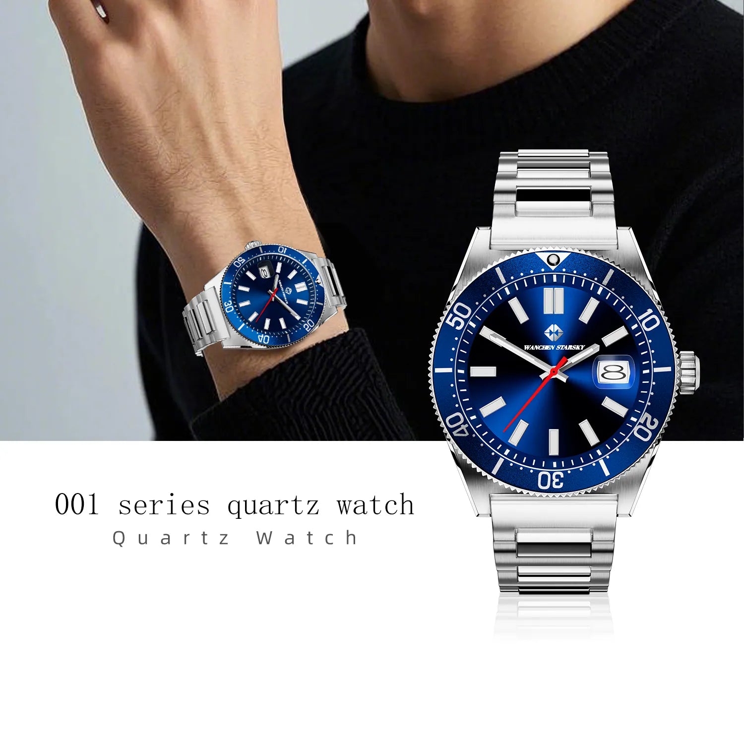 WANCHEN STARSKY Men's Fashion Watch