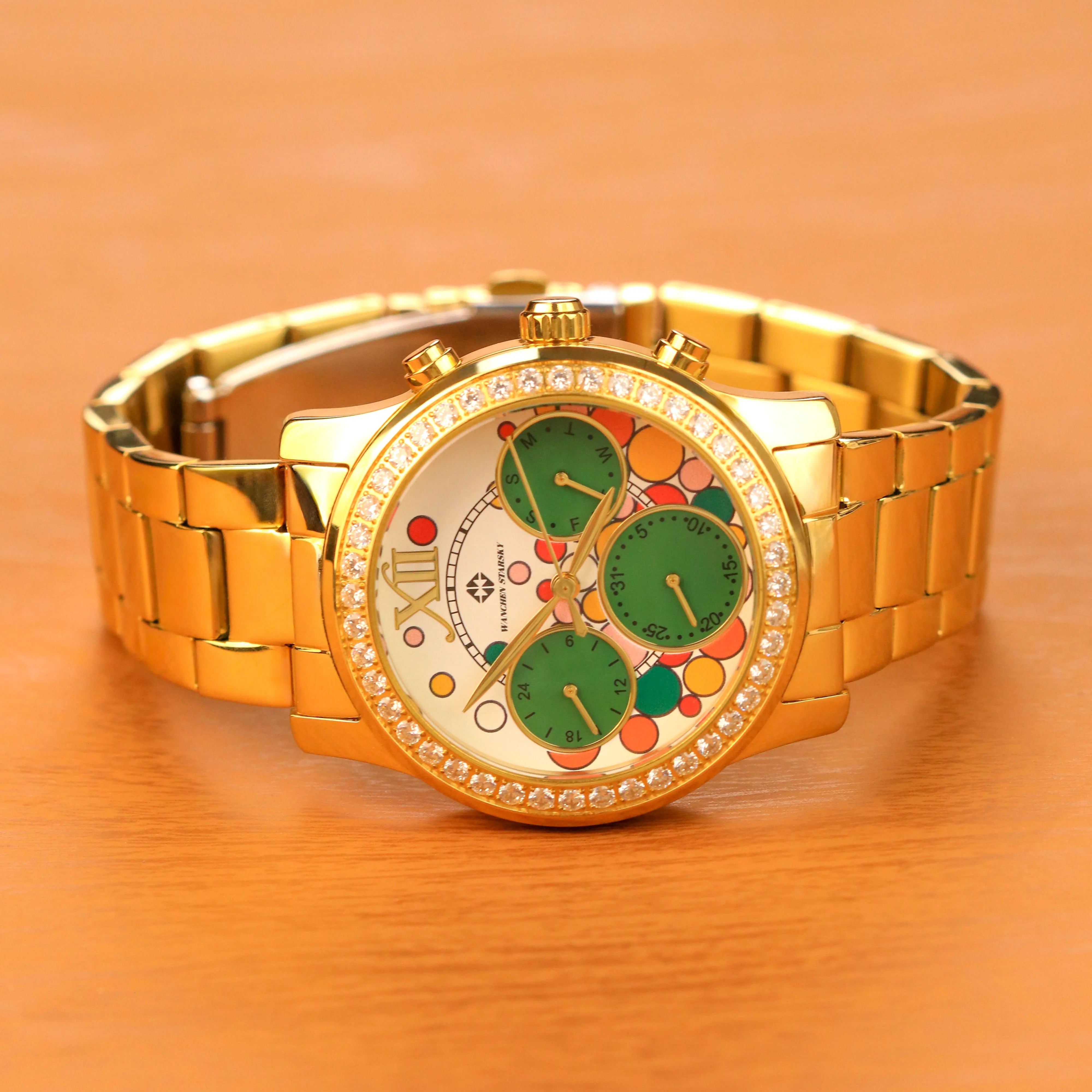 WANCHEN STARSKY Unisex Fashion wasserdichte Armbanduhr für Studentenpaare