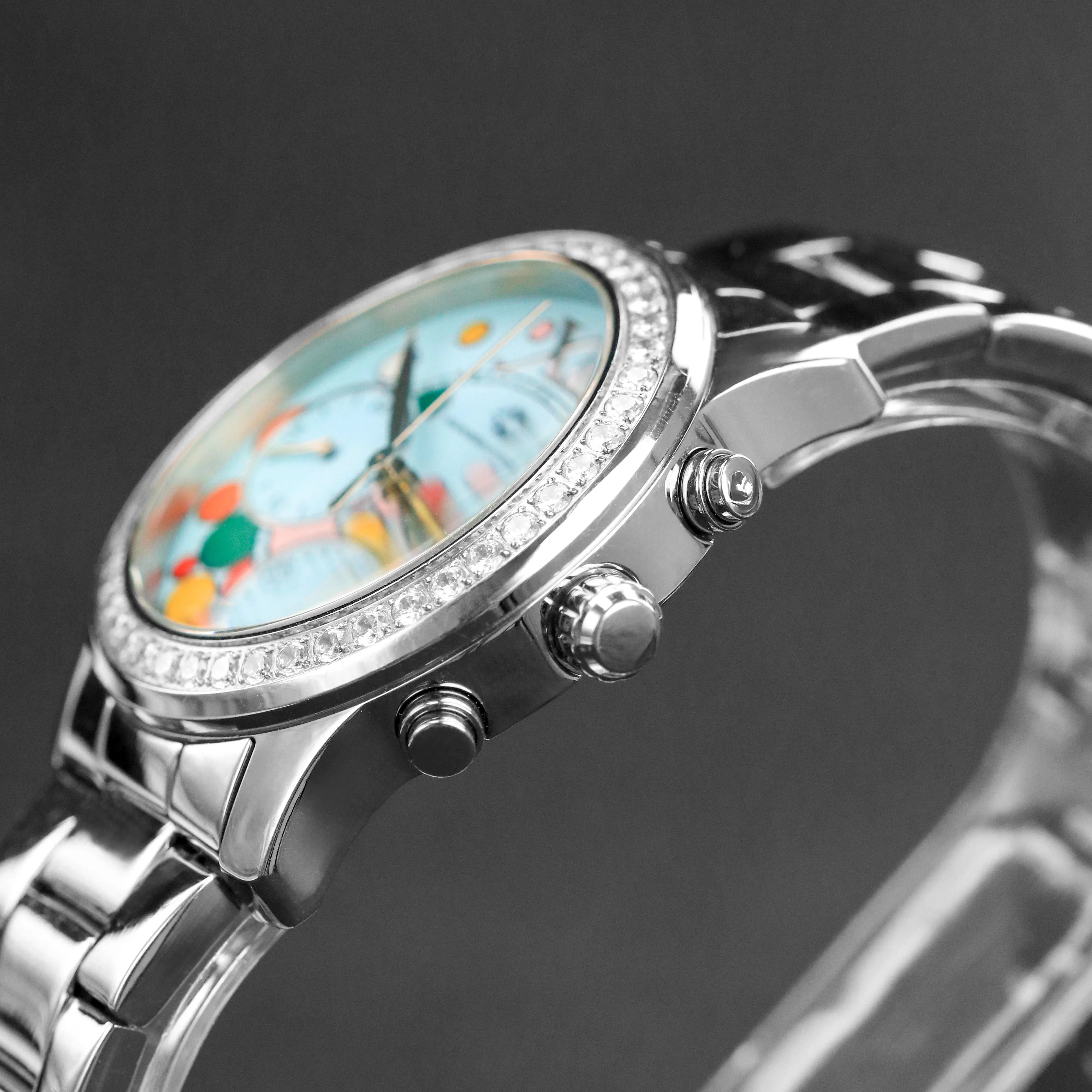 WANCHEN STARSKY Unisex Fashion wasserdichte Armbanduhr für Studentenpaare