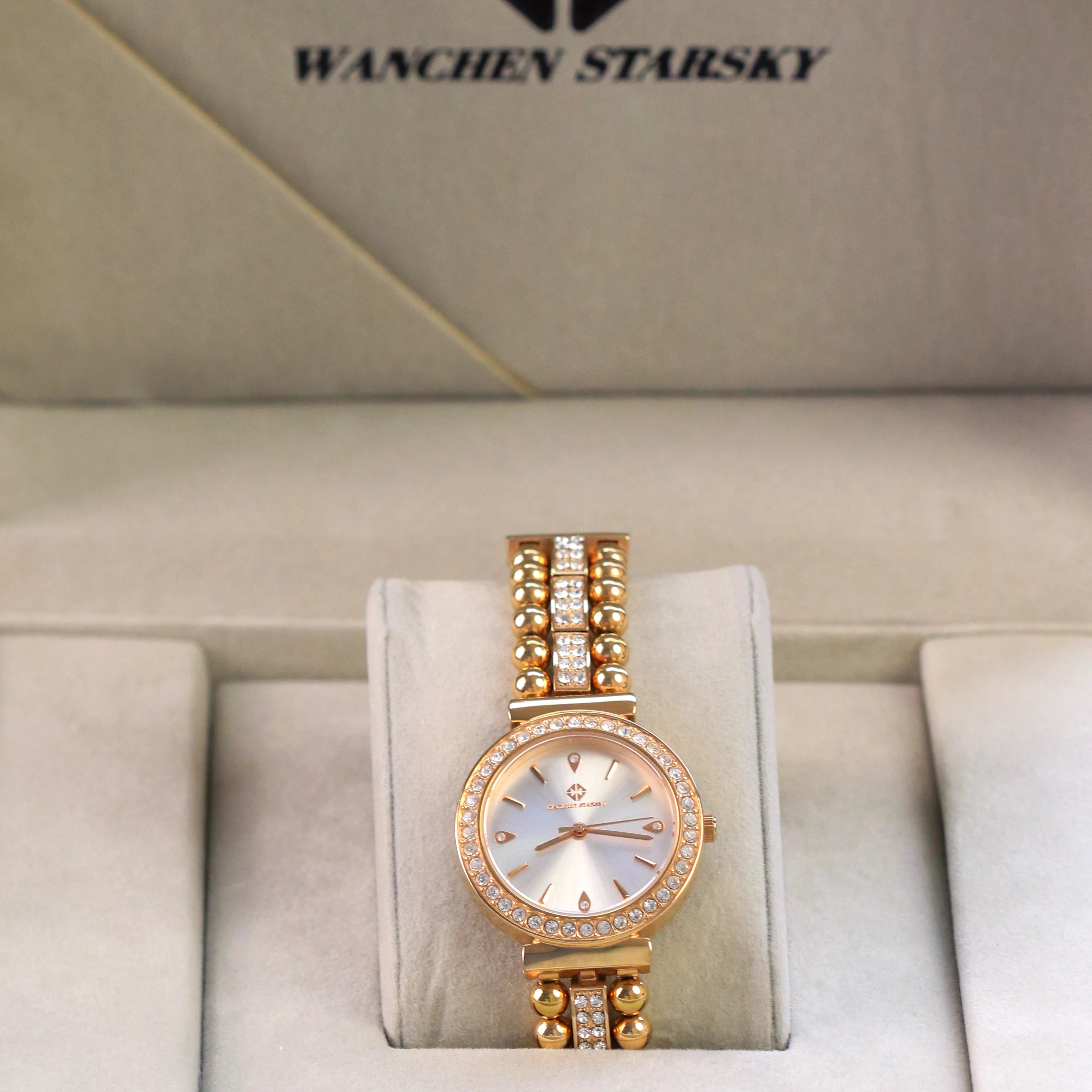 WANCHEN STARSKY Damen-Armbanduhr mit Temperament, elegant, wasserdicht, Schmuck 