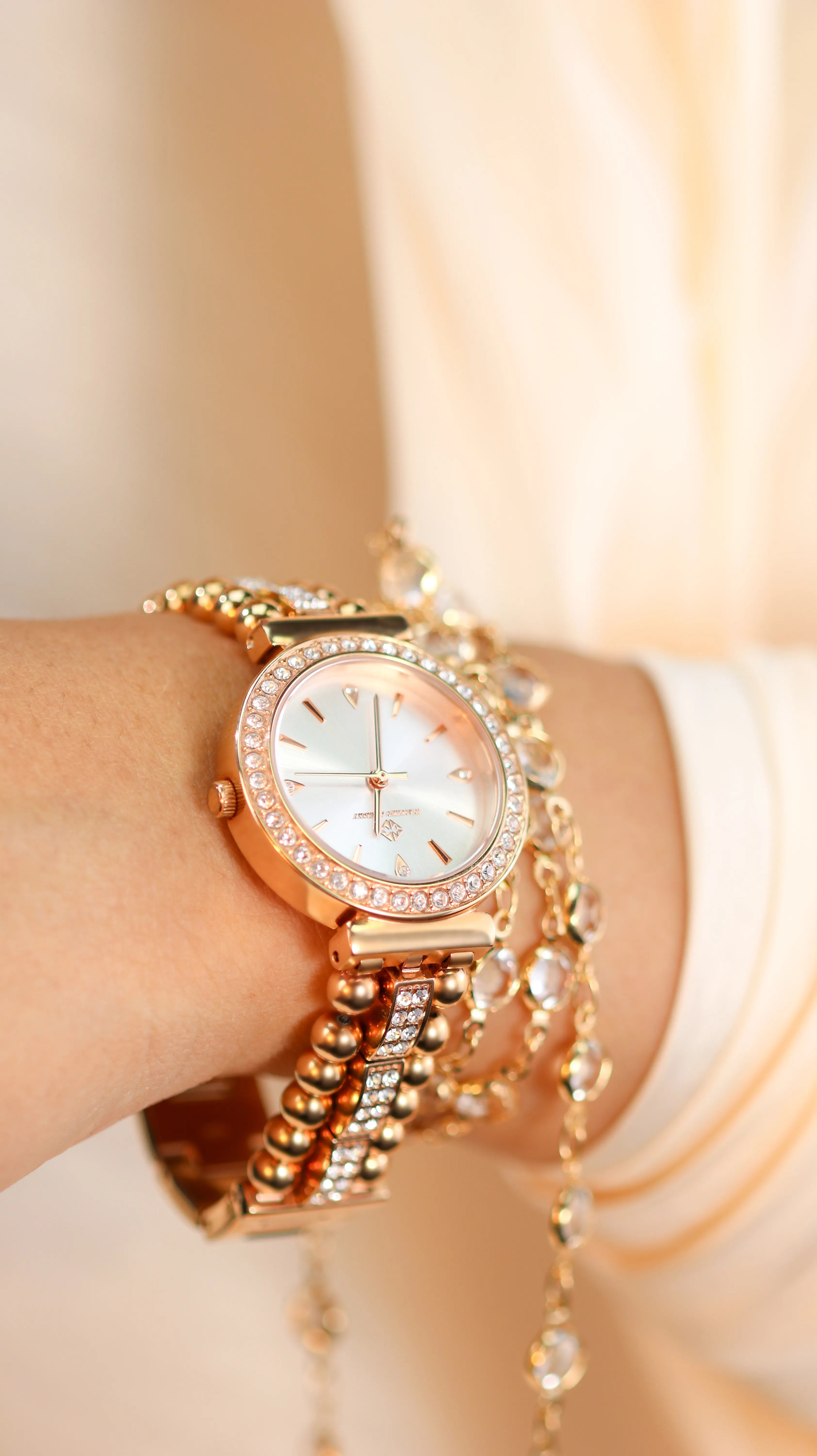 WANCHEN STARSKY Damen-Armbanduhr mit Temperament, elegant, wasserdicht, Schmuck 