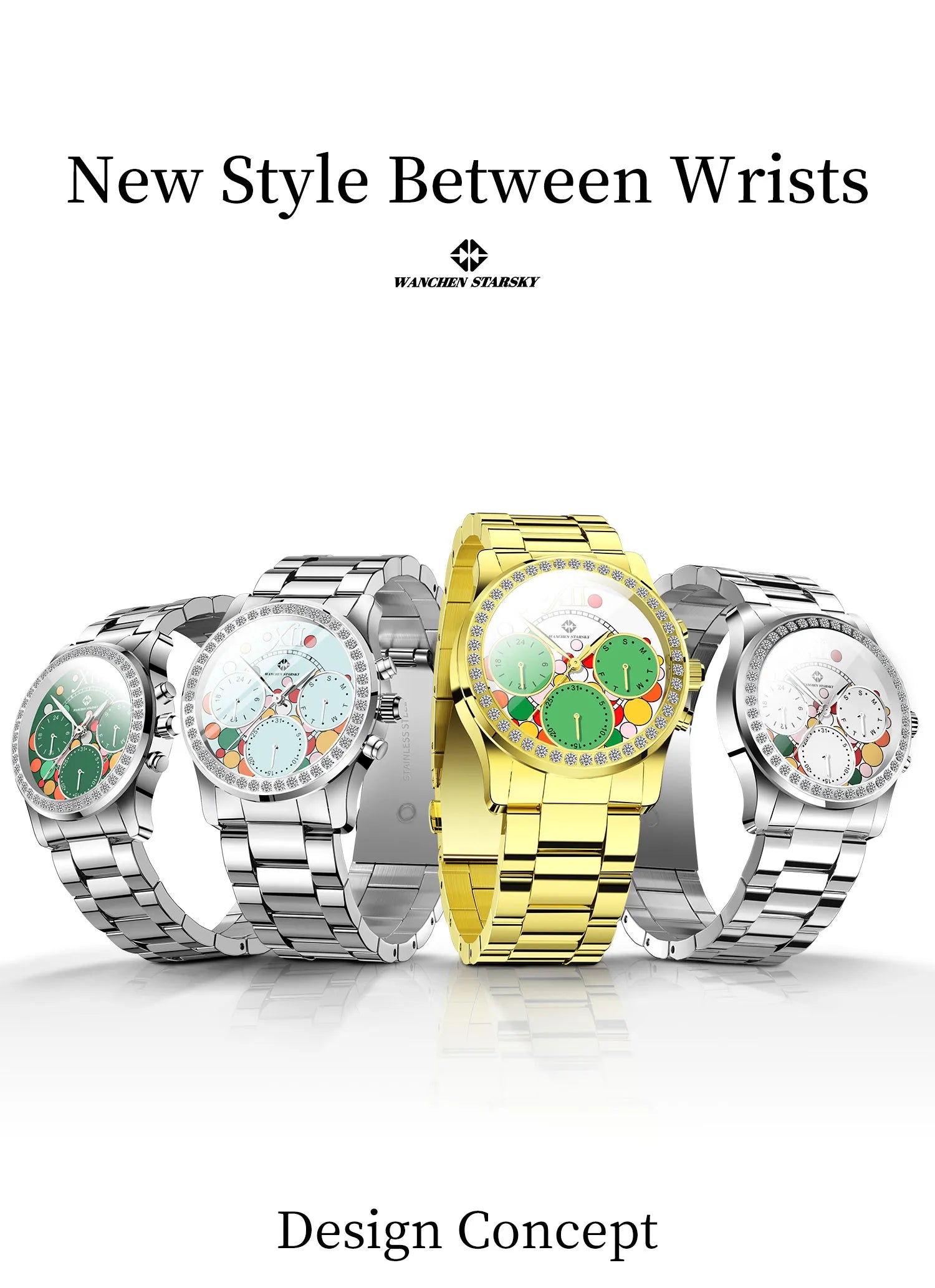 WANCHEN STARSKY Unisex Fashion Watch