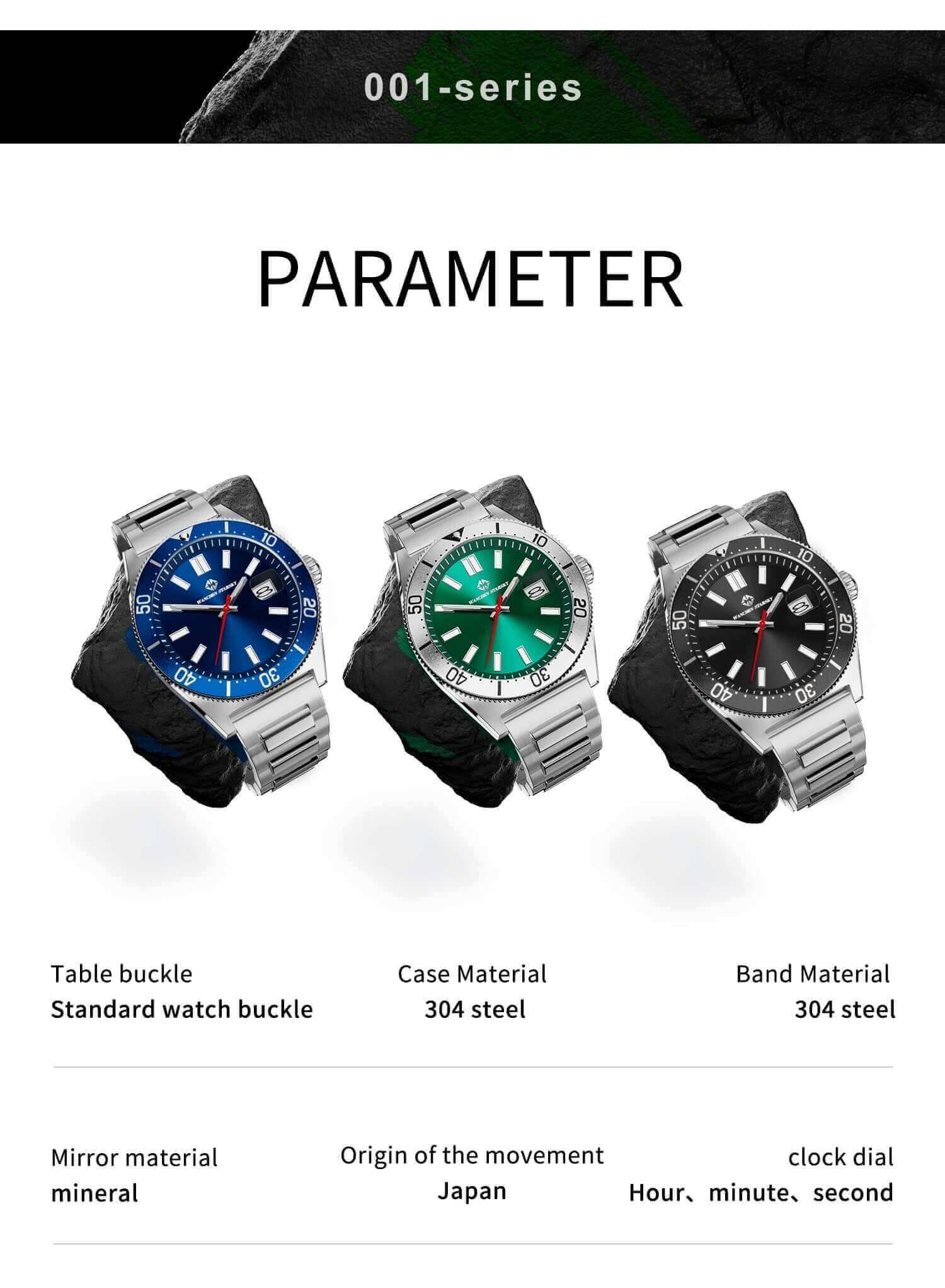 WANCHEN STARSKY Men's Watch S-018